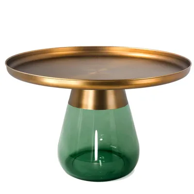 Interior Removable Retro Brass Top Coffee Table