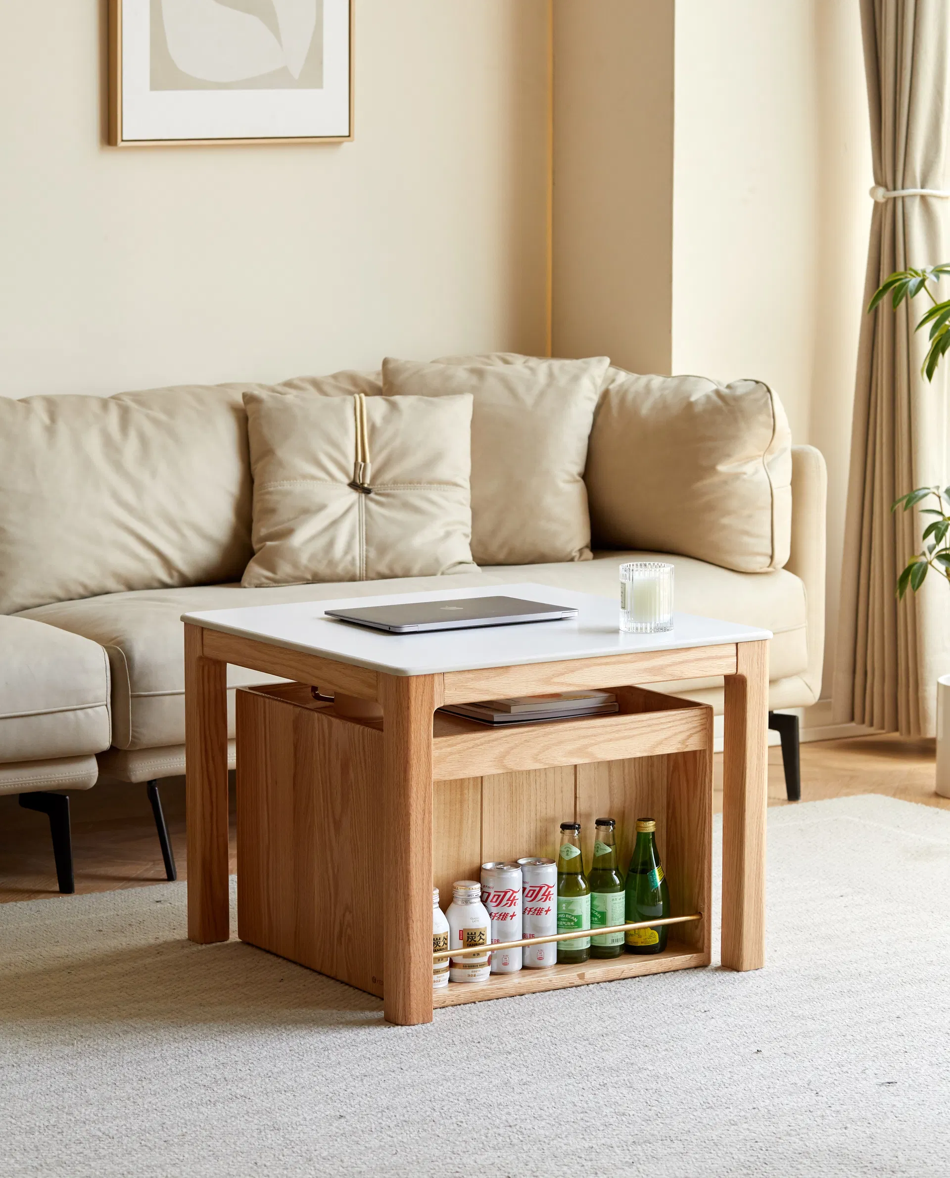 Solid Wood Coffee Table 3