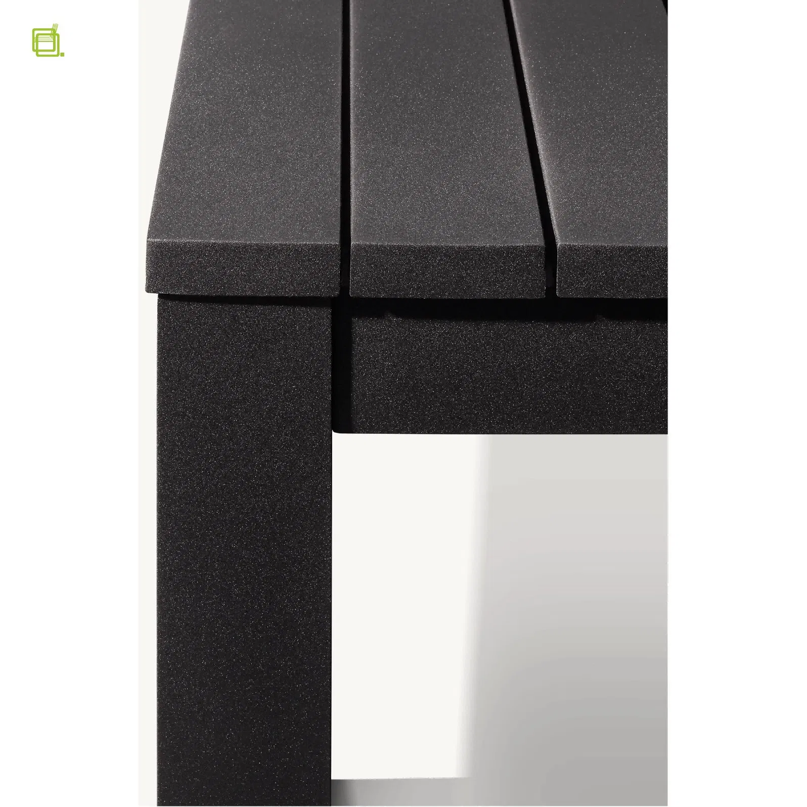 Urban Loft Aluminum Pipe Industrial Terrace Coffee Table