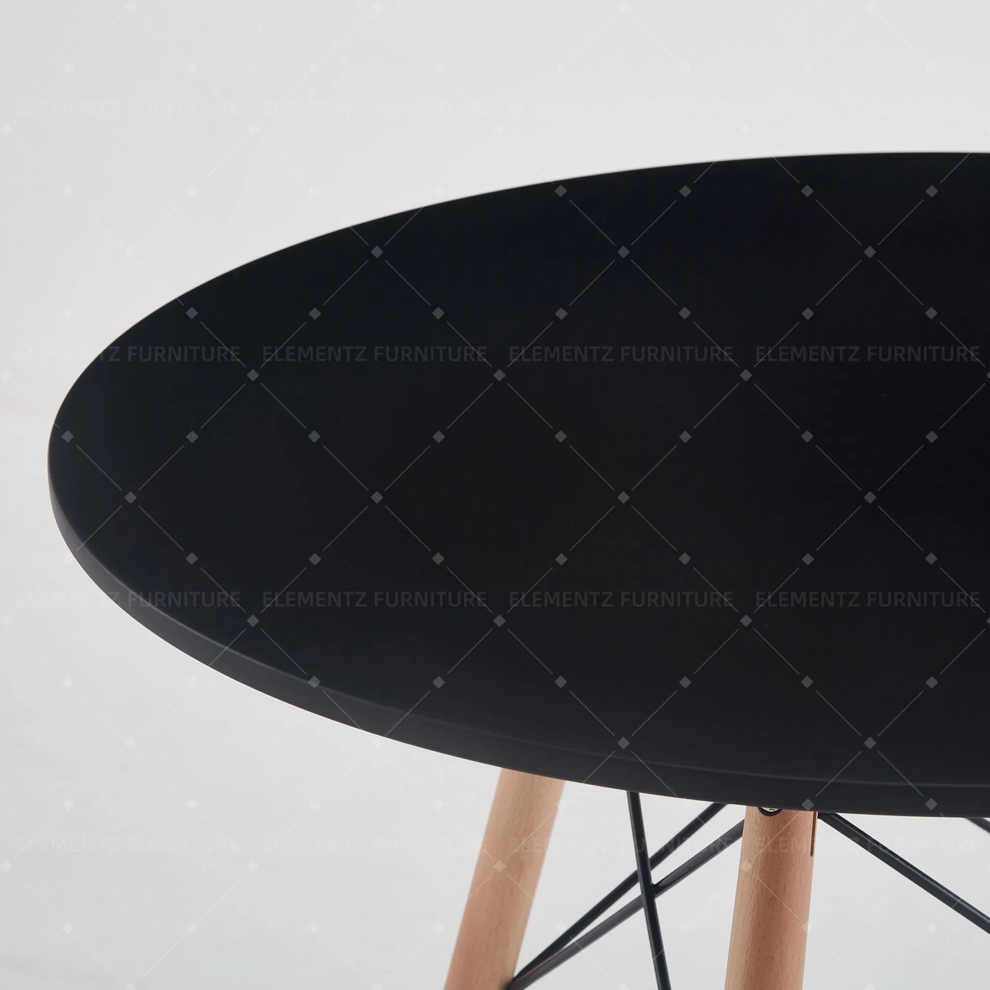 Pet-Friendly Rustproof Round Extendable Silent Corner Anti-Bump Folding Dining Table