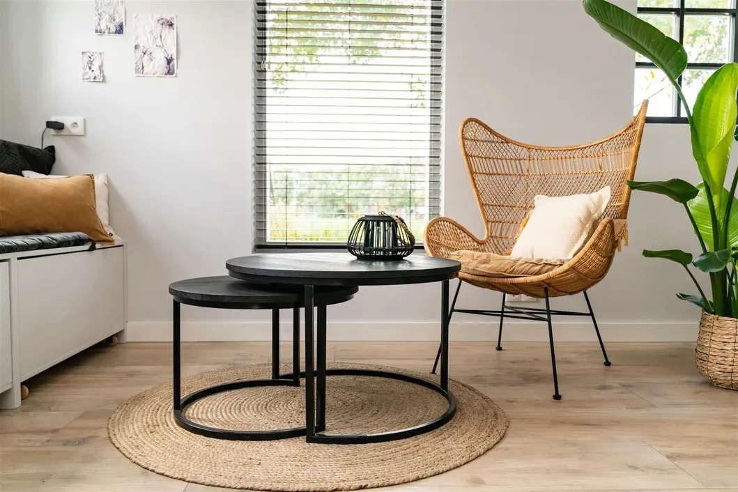 Nesting Coffee Table Black Finish