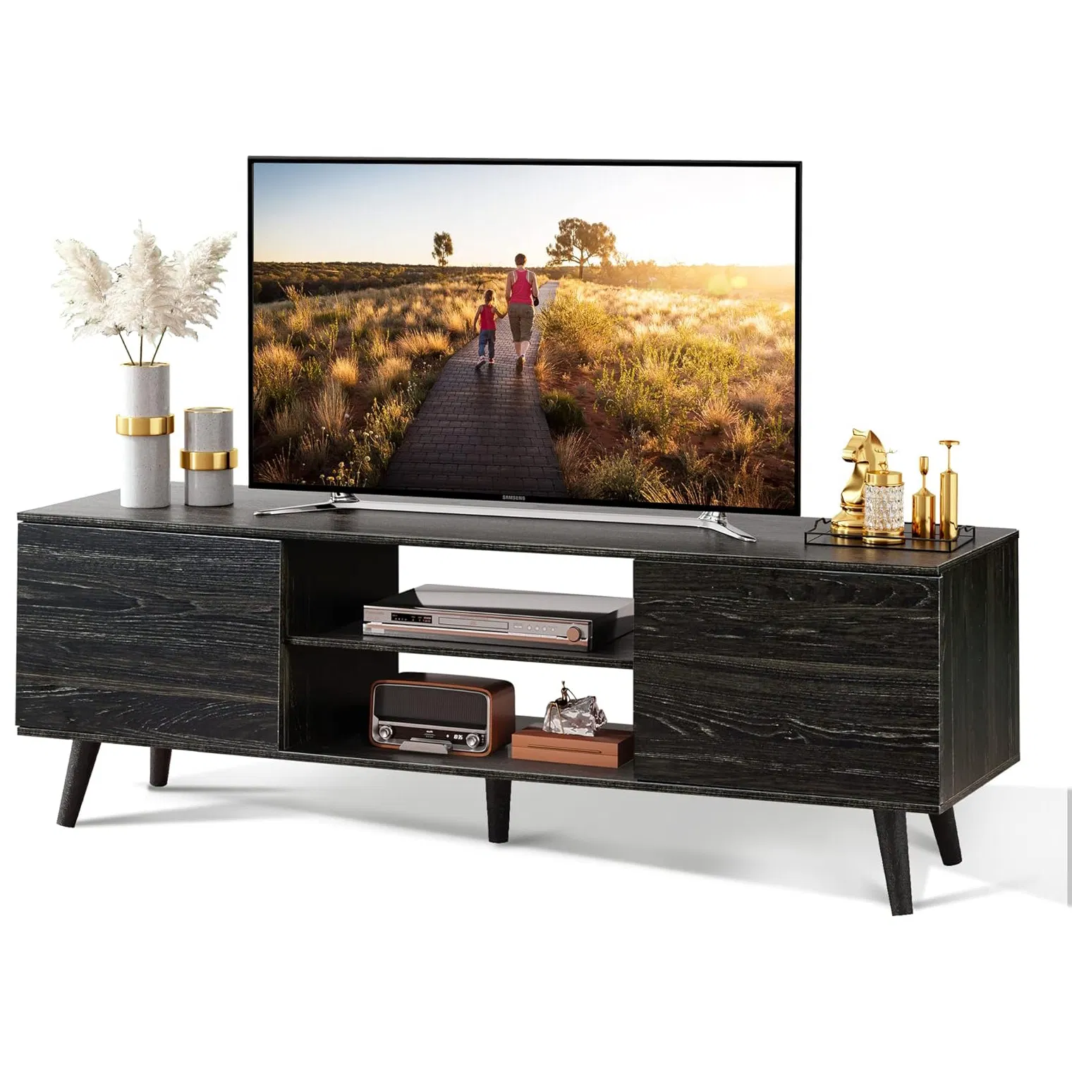 TV Console Table Detail 2