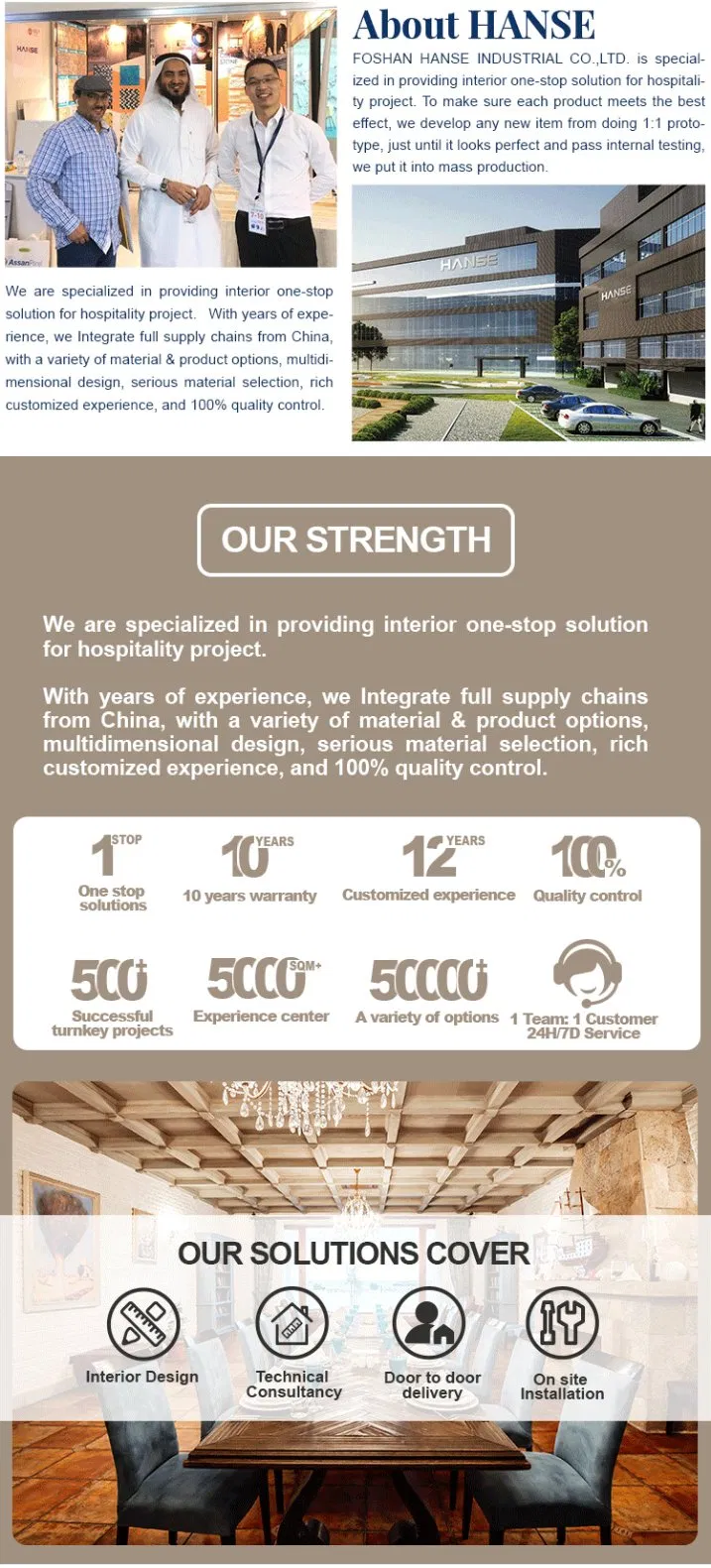 Luxury Table and Chair Solution