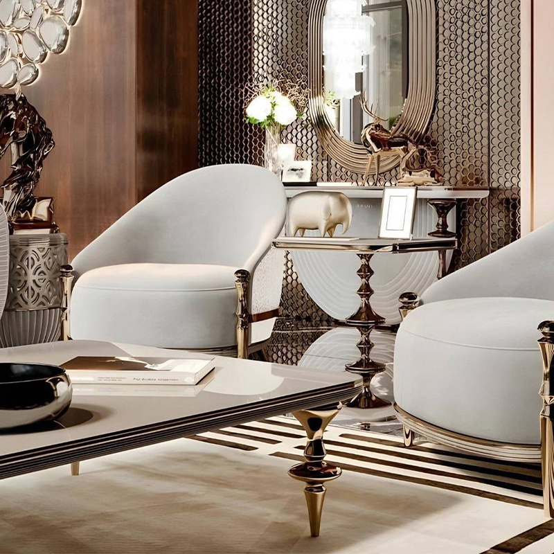 Modern Console Table with Black Solid Wood &amp; Stainless Steel Legs Marble Top for Entry or Villa for Apartment Home Use