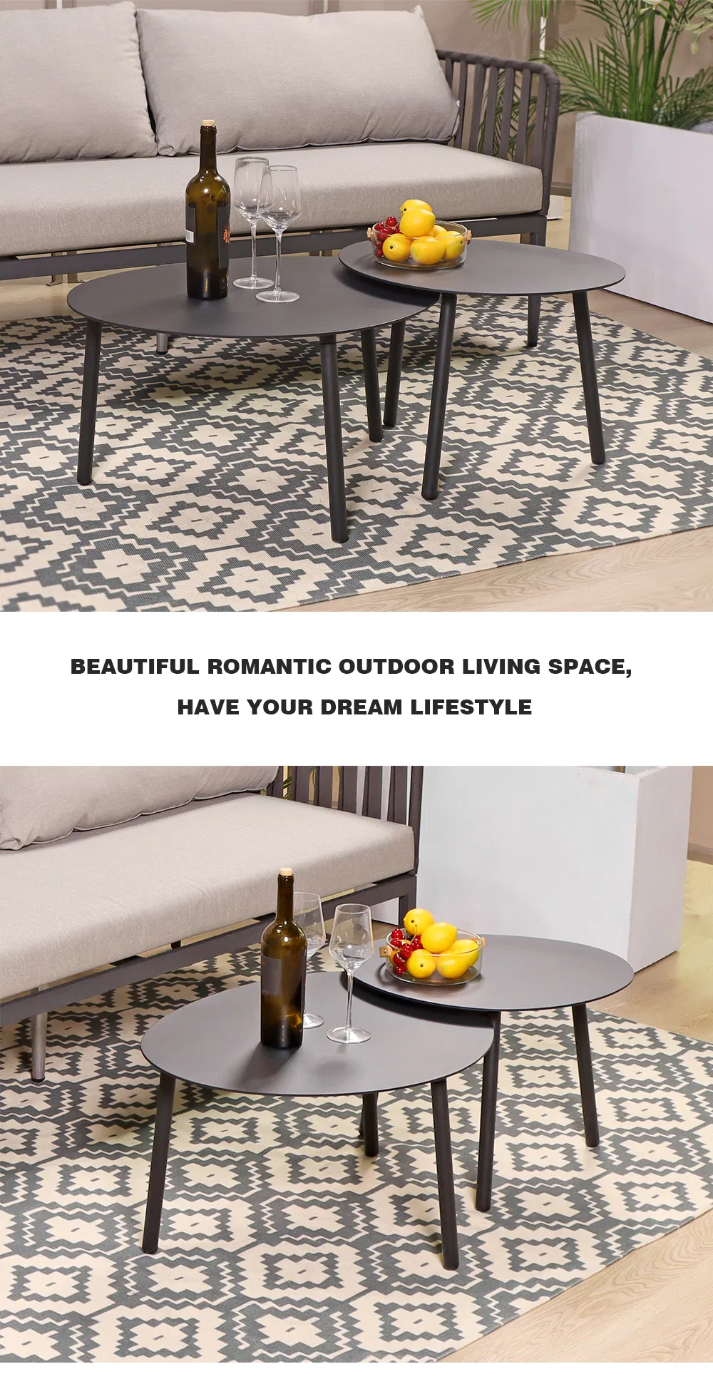 Outdoor Coffee Table View 1