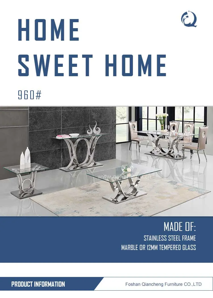 Modern Stainless Steel Sideboard