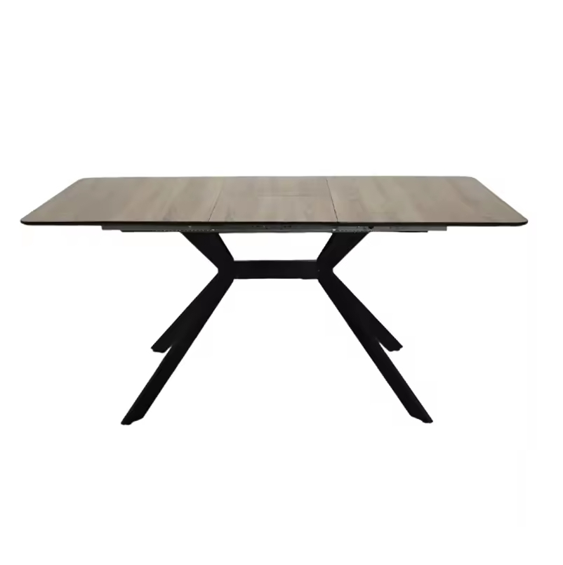 Dining Room 6 Seater Dining Table Set MDF Top Extendable Dining Table