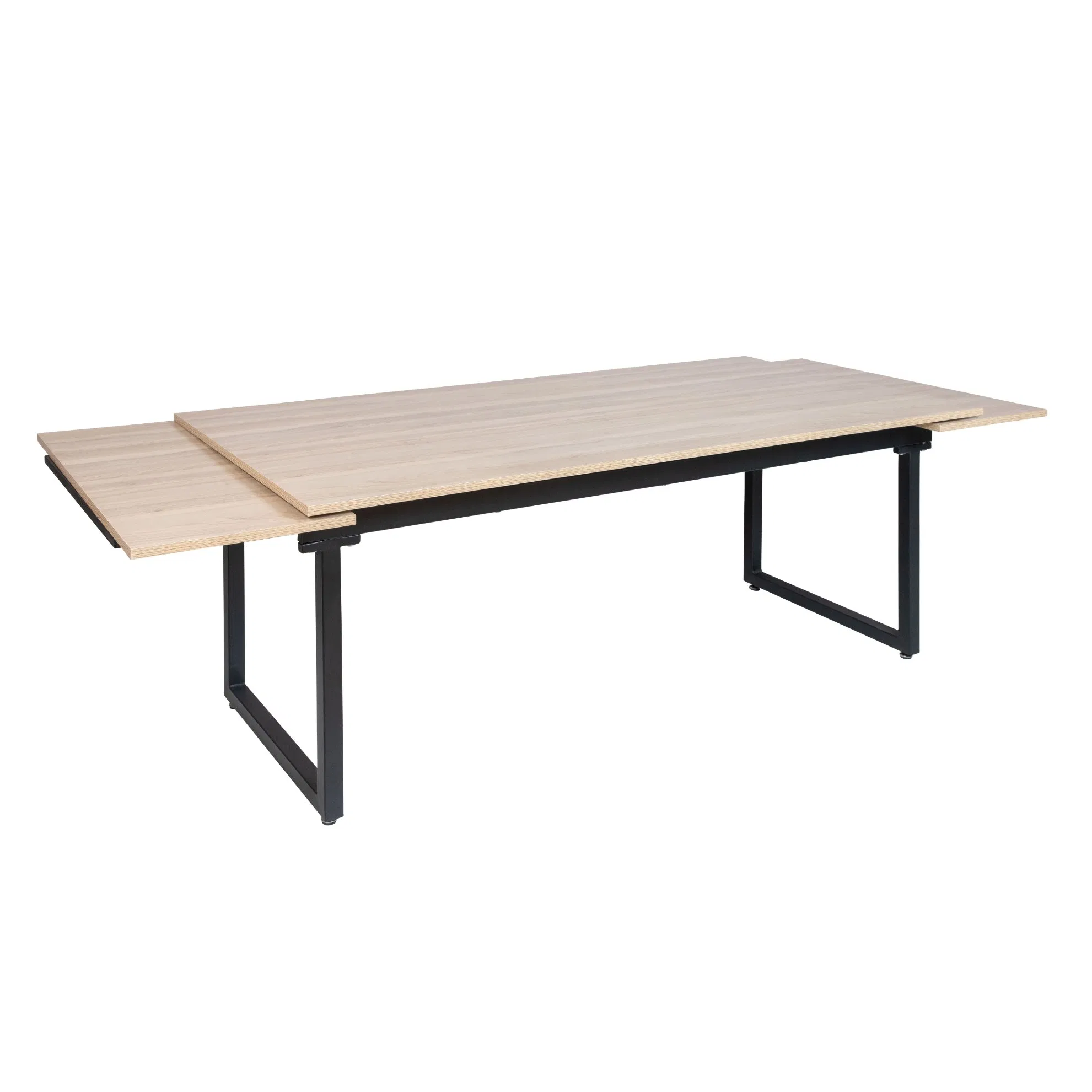 Modern MDF Extendable Stainless Steel Home Dining Table Designs Pull-out Dining Table