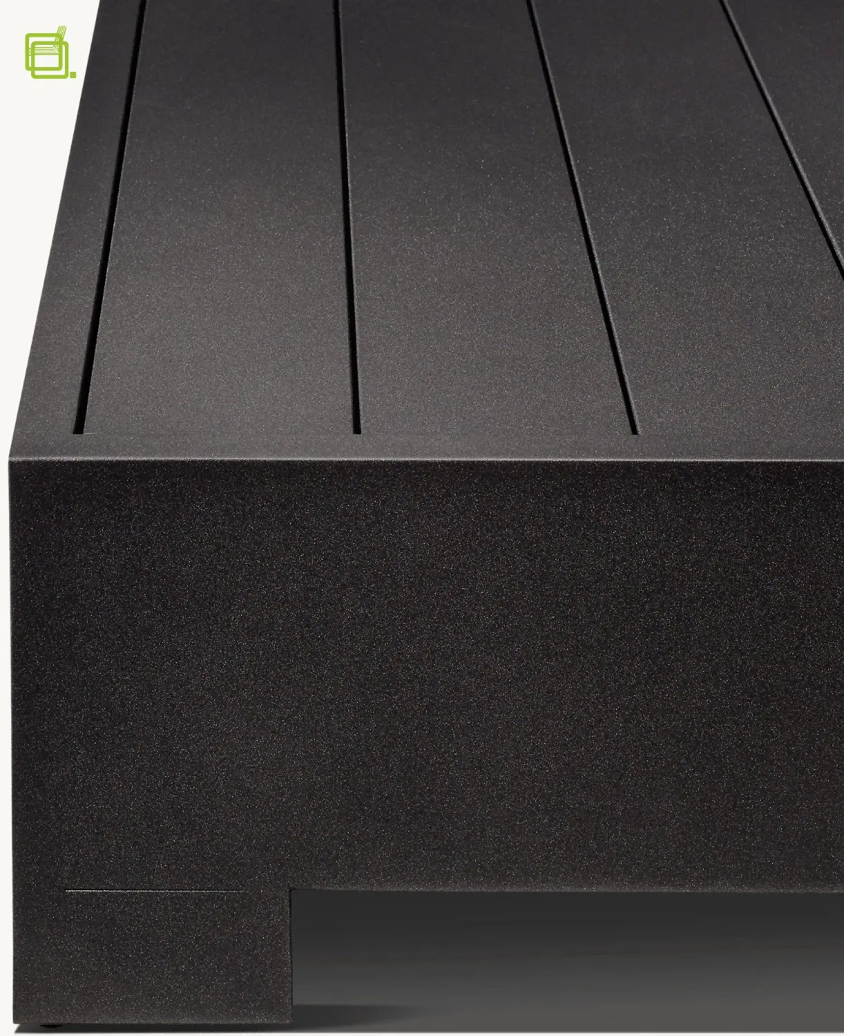 Urban Loft Aluminum Pipe Industrial Terrace Coffee Table