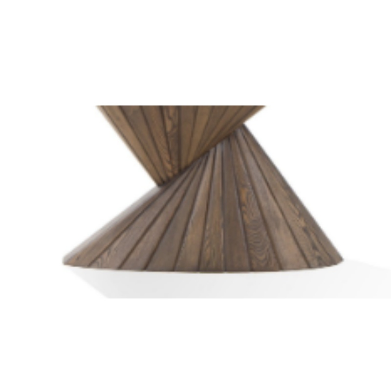 CS Home China Supplier Customized Natural Marble Wood Dining Living Console Table