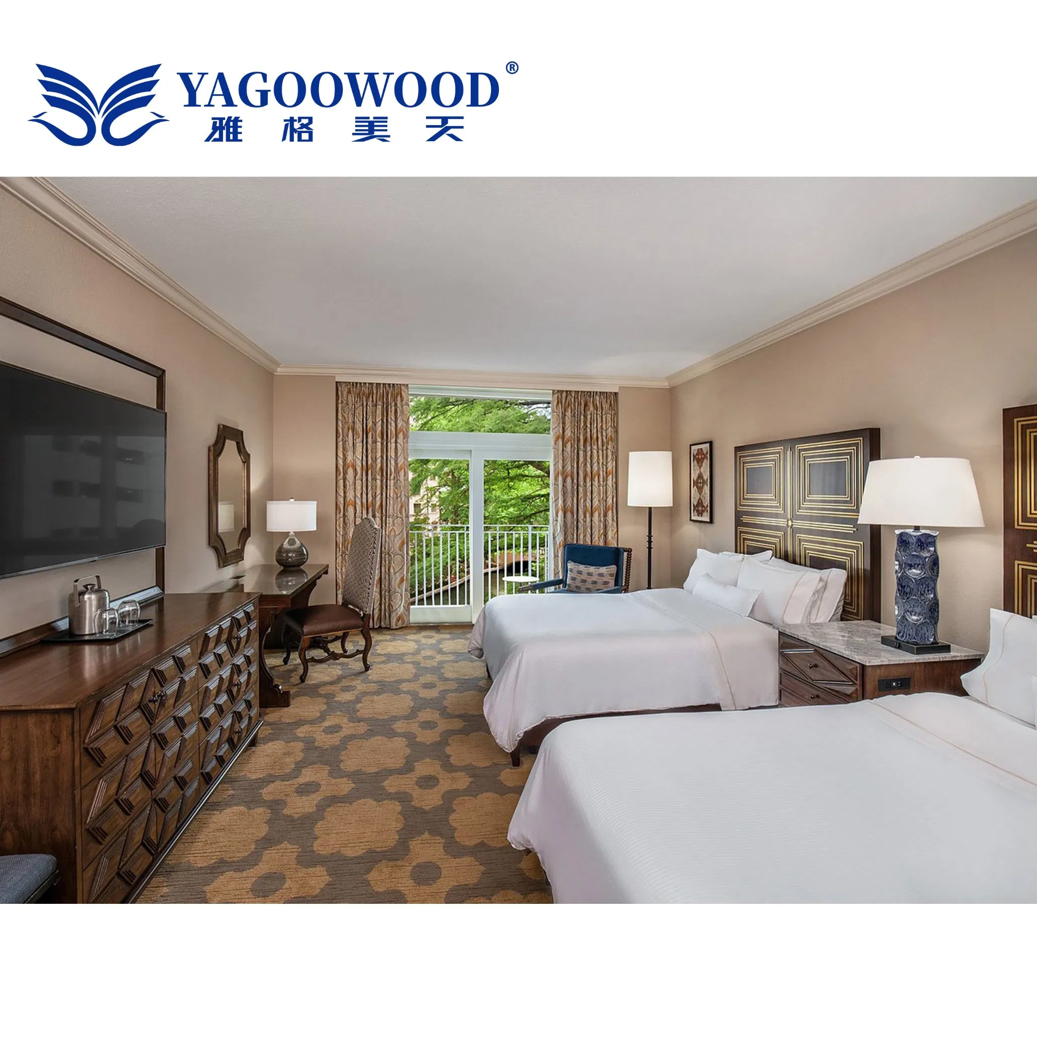 High-End Hotel Dining Table &amp; Chair Set