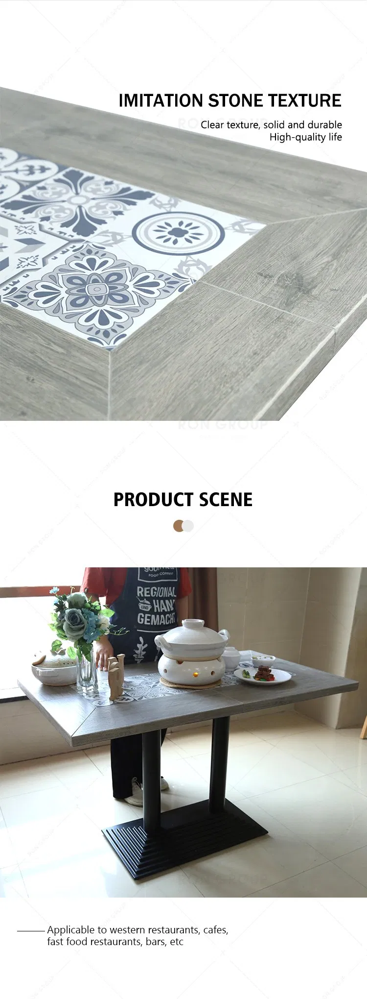 Ceramic Dining Table Detail 4