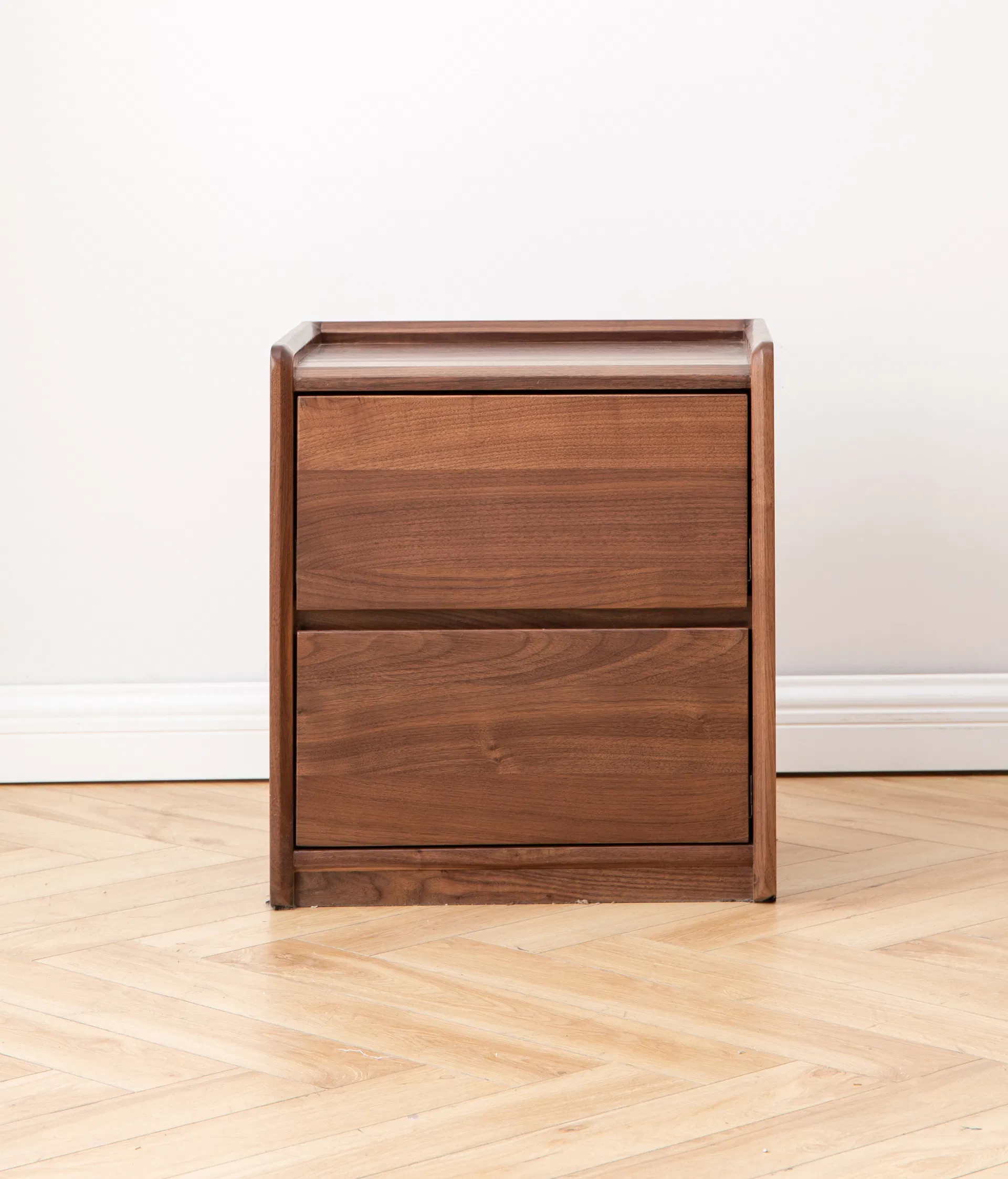 Solid Walnut Bedside Table View 5