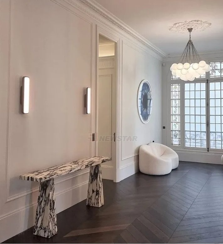 Nodric Modern Entrance Hallway Console Table Marble Furniture Calacatta Violar Natural Stone Furniture Manufacturers Wholesale