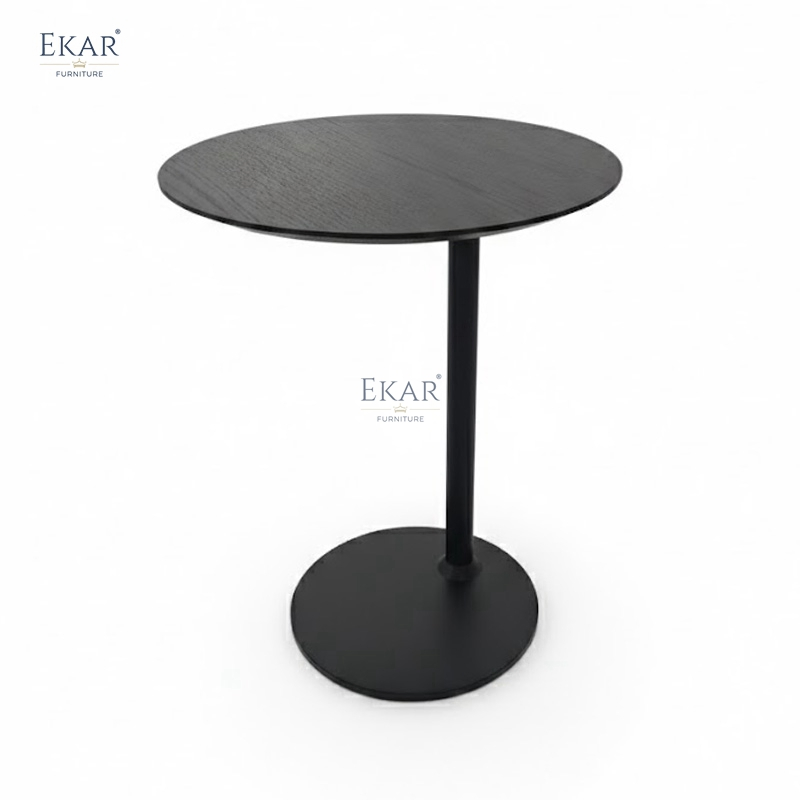 Modern Solid Wood Side Table High-End Living Room Side Table Furniture - Customizable Factory Hotel/Villa Living Room Accent Table Ekar Furniture