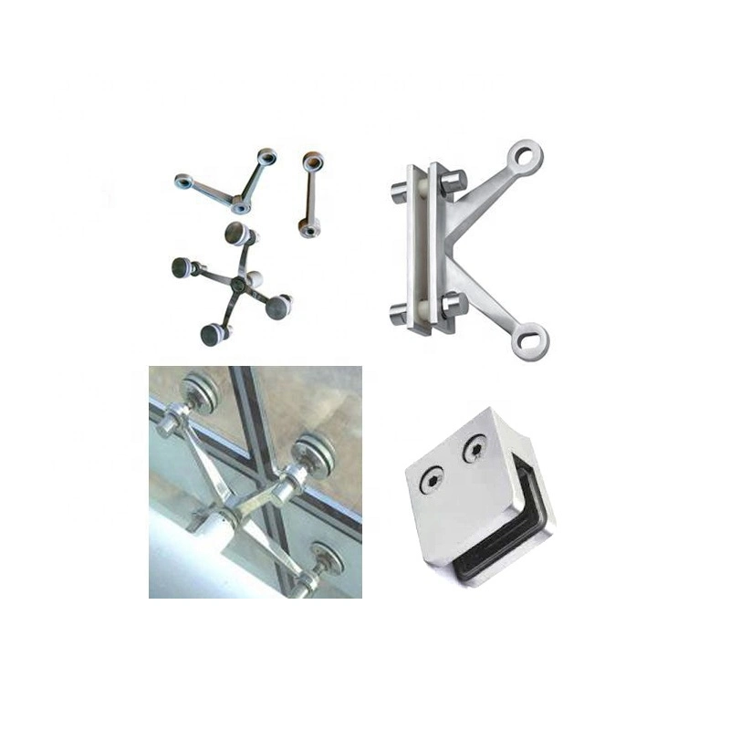 OEM Stainless Steel Glass Clamp Precisely Investment Casting Service