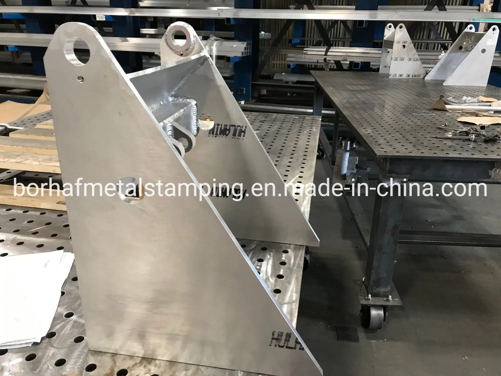 Galvanized Sheet Metal Aoto Parts Laser Cutting Bending Welding Stamping Service