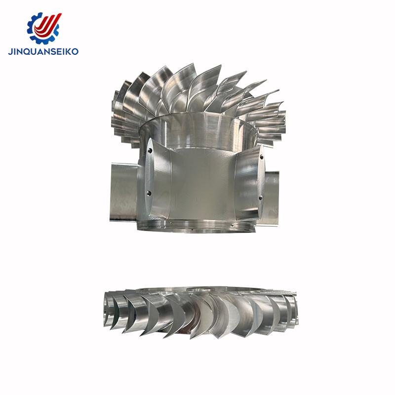 OEM&ODM Precision Gas/Jet Turbines/Prototype/Water Pump Impeller 5 Axis CNC Machining Service