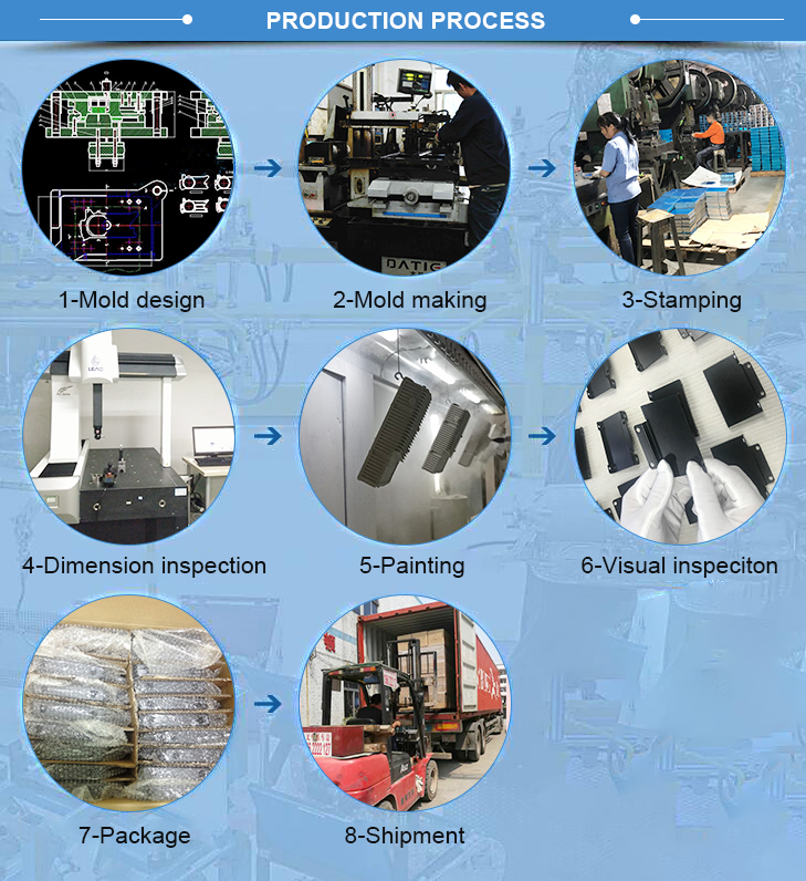 OEM Sheet Metal Fabrication Stamping Welding Laser Cutting Bending Forming Punching Processing Services