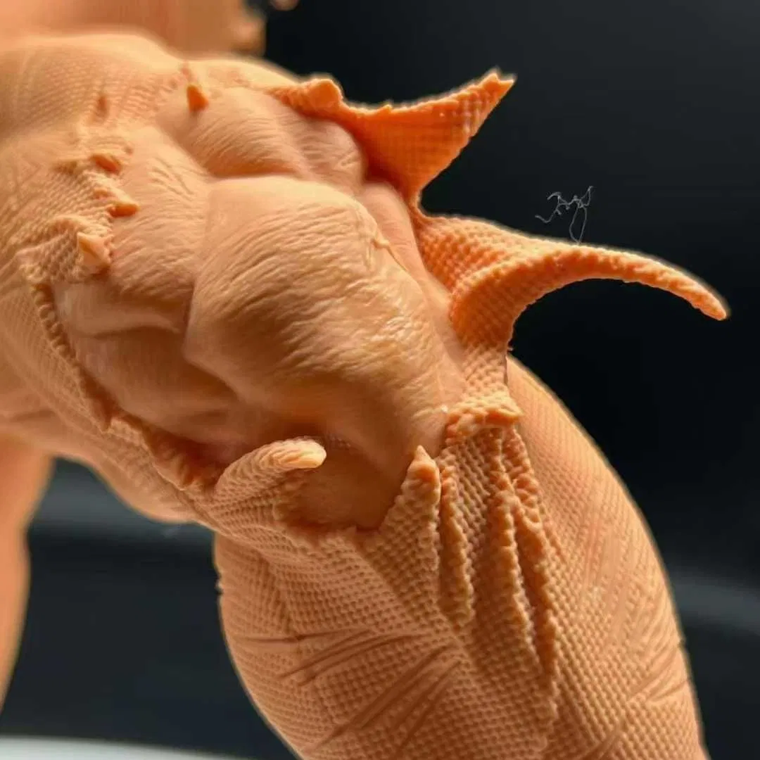 High-Precision Red Wax DLP 3D Printing Service for Investment Casting Patterns