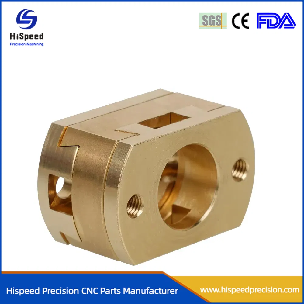 High Precision CNC Lathe Milling Brass 4 /5 Axis Components Machining Service
