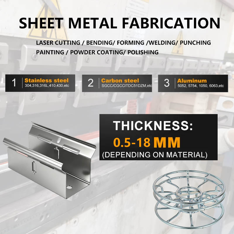 Sheet Metal Fabrication Bending Welding Service for 18mm Thick Sheet