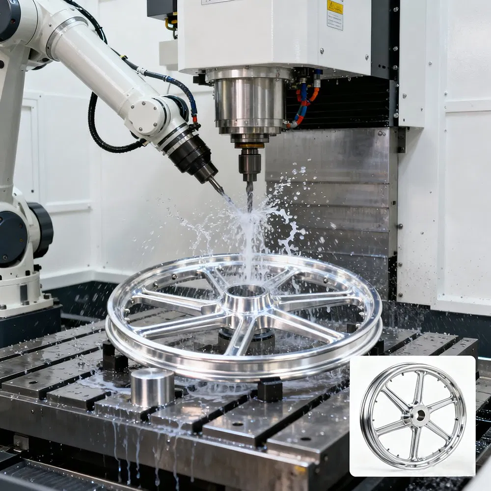 Titanium Aluminum Wheelchair Spare Parts CNC Custom Manufacturing