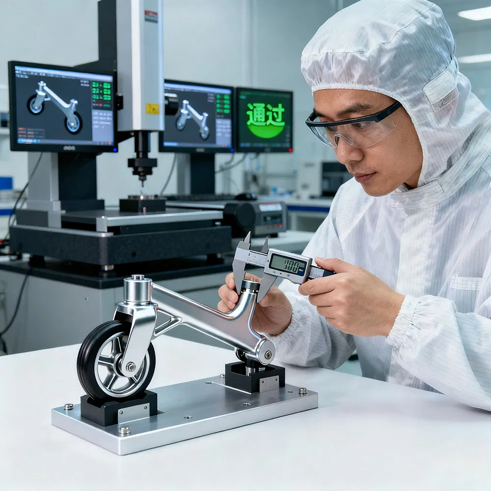 Titanium Aluminum Wheelchair Spare Parts CNC Custom Manufacturing