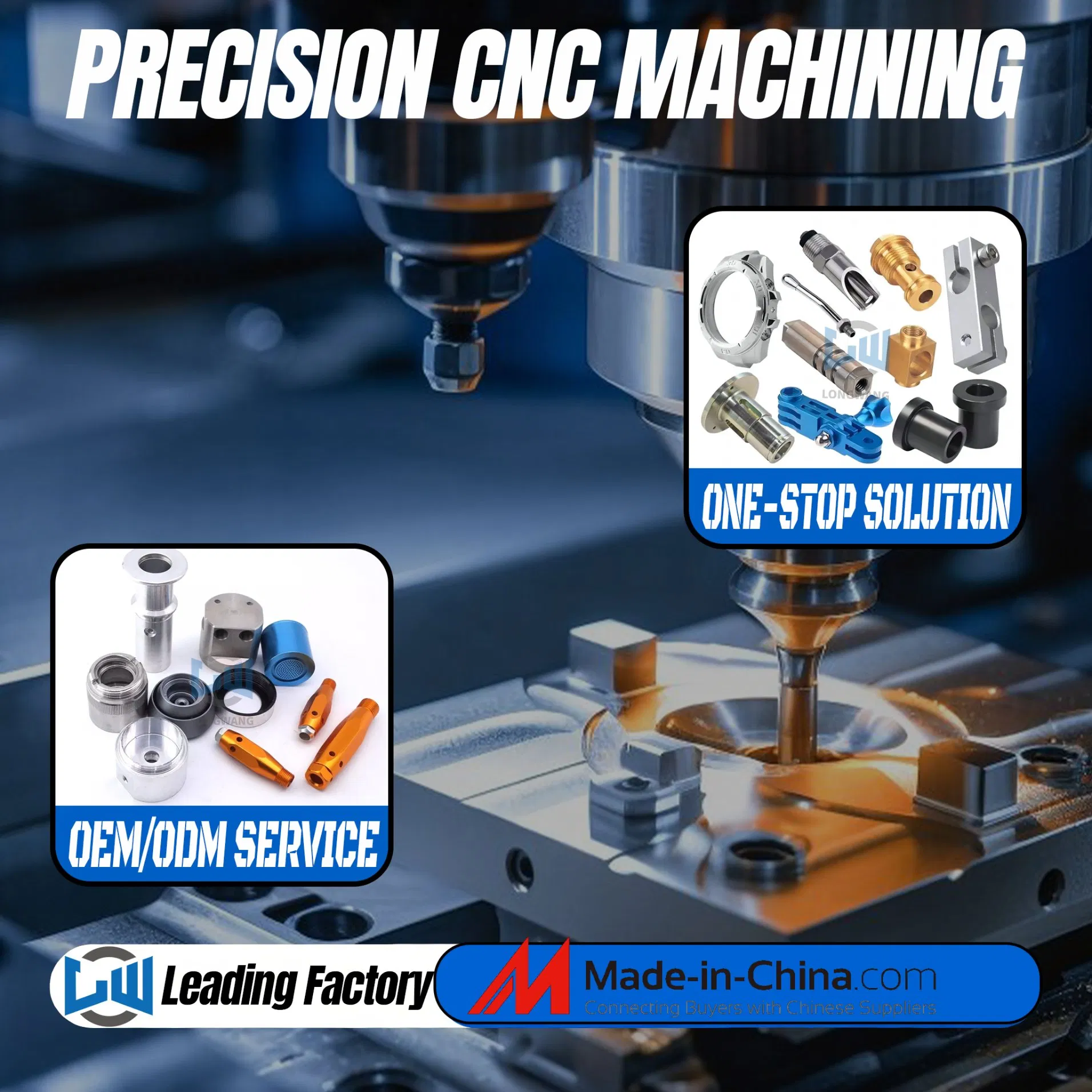 High Precision Custom 5 Axis CNC Machining Anodizing Milling Services Aluminum Parts