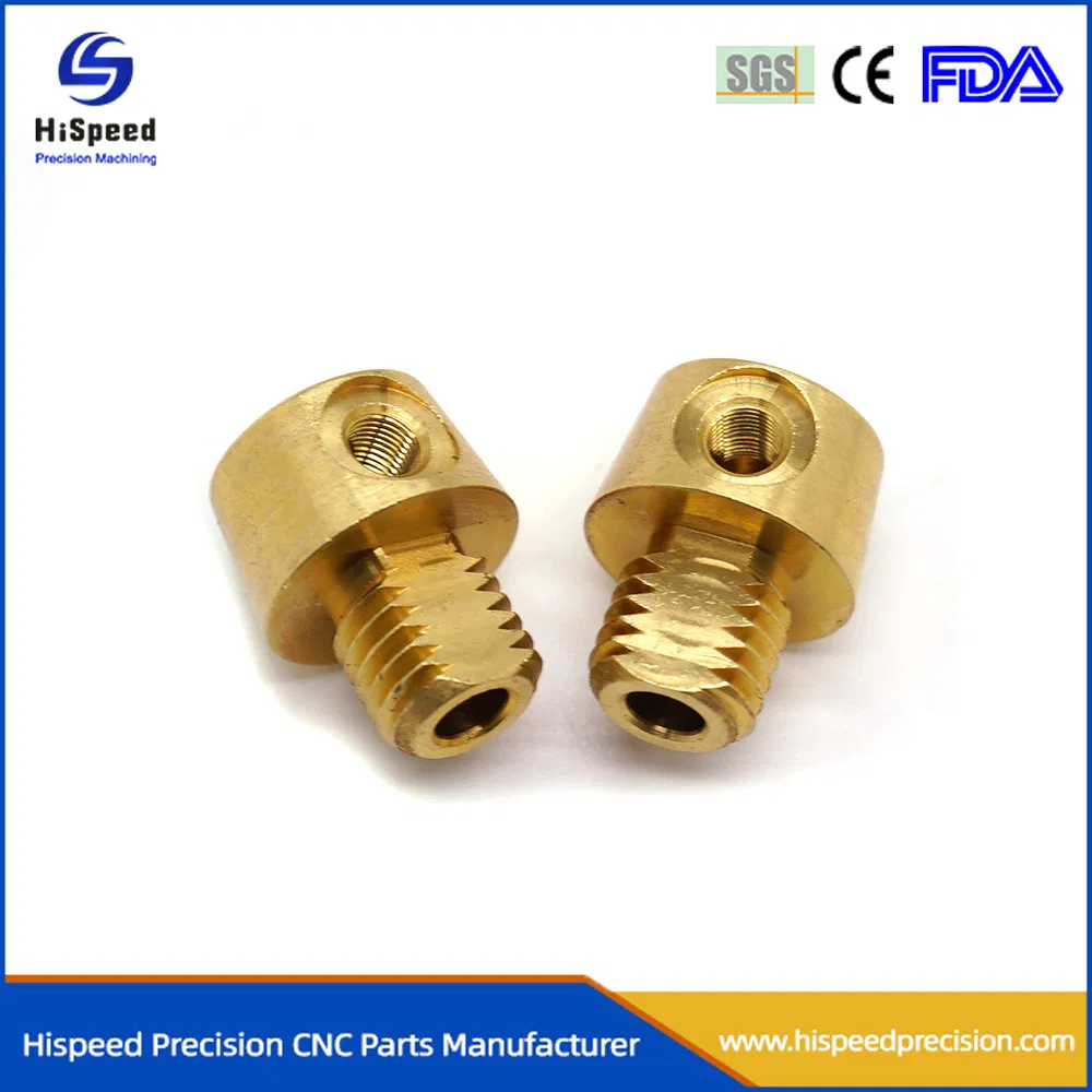 High Precision CNC Lathe Milling Brass 4 /5 Axis Components Machining Service