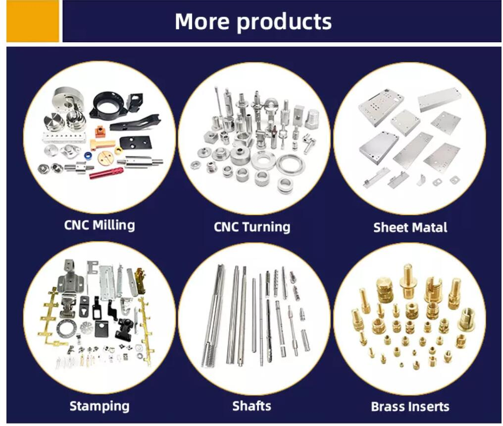 Milling Drilling Metal Parts 5 Axis CNC Machining Anodized Aluminum Turning Service