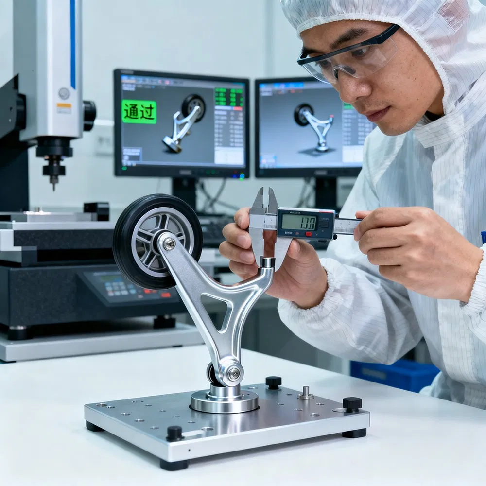 Titanium Aluminum Wheelchair Spare Parts CNC Custom Manufacturing