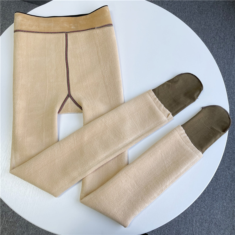Women's Winter Fleece Tights Pantyhose Pantyhose Thermal Butt Scrunch Leggings Women Thermal Stockings Underwear