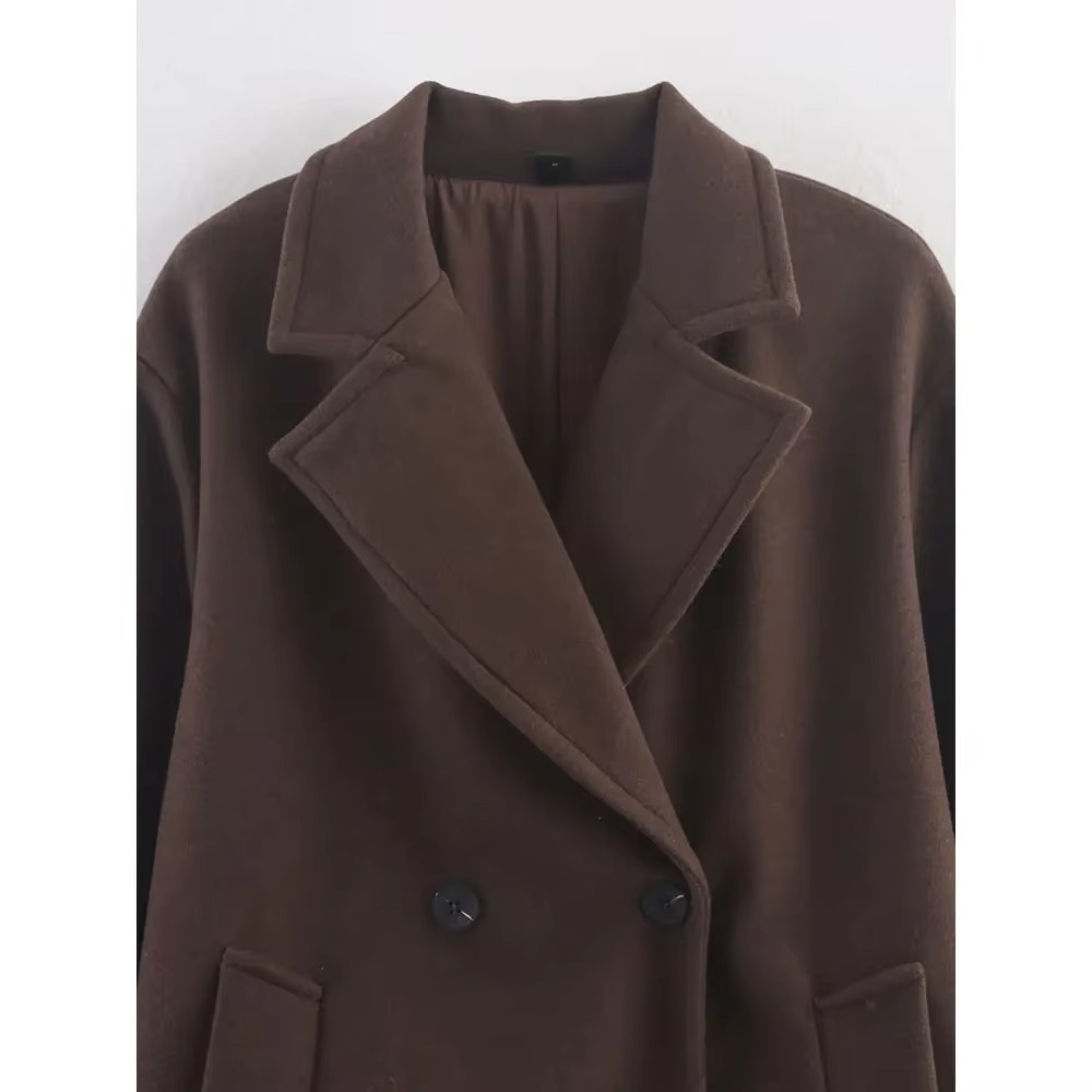 Latest Design Women's Trench Coats Fashion Ladies Office Coats Winter and Autumn Long Coat for Women