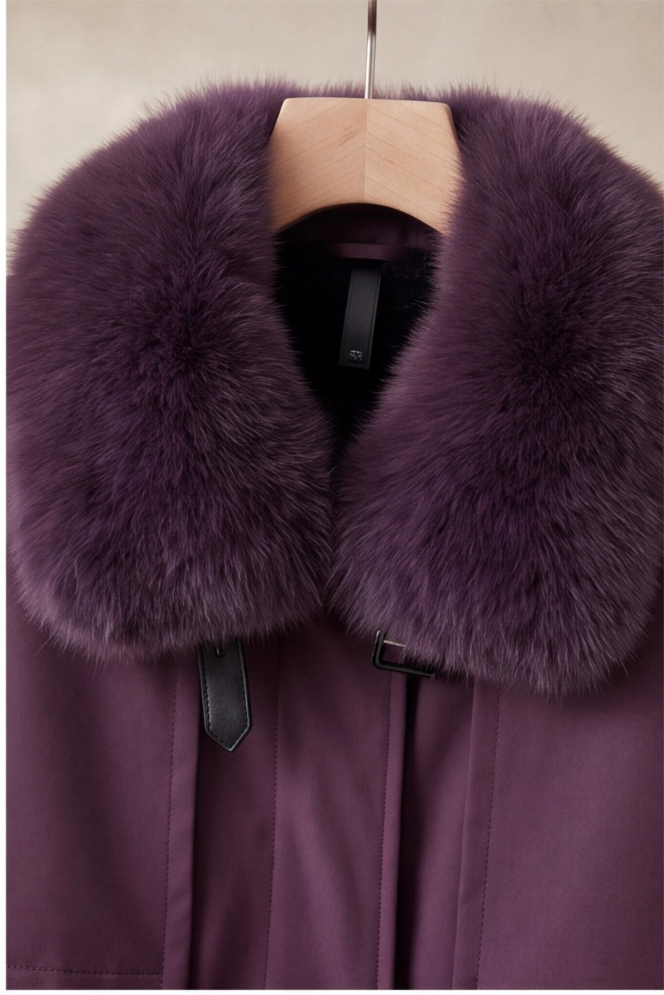 2026 New Women's Mink Fur Lined Coat, Long Parka with Genuine Mink Fur Collar for Winter
