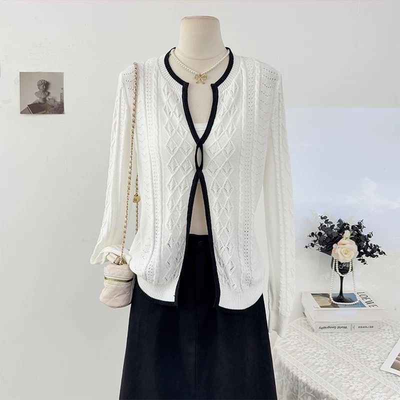 Women's Knitwear Set Cardigan Sweater Top Shirt Clothes Wholesale Women Clothing Apparel Stock Custom Clothing Manufacturer
