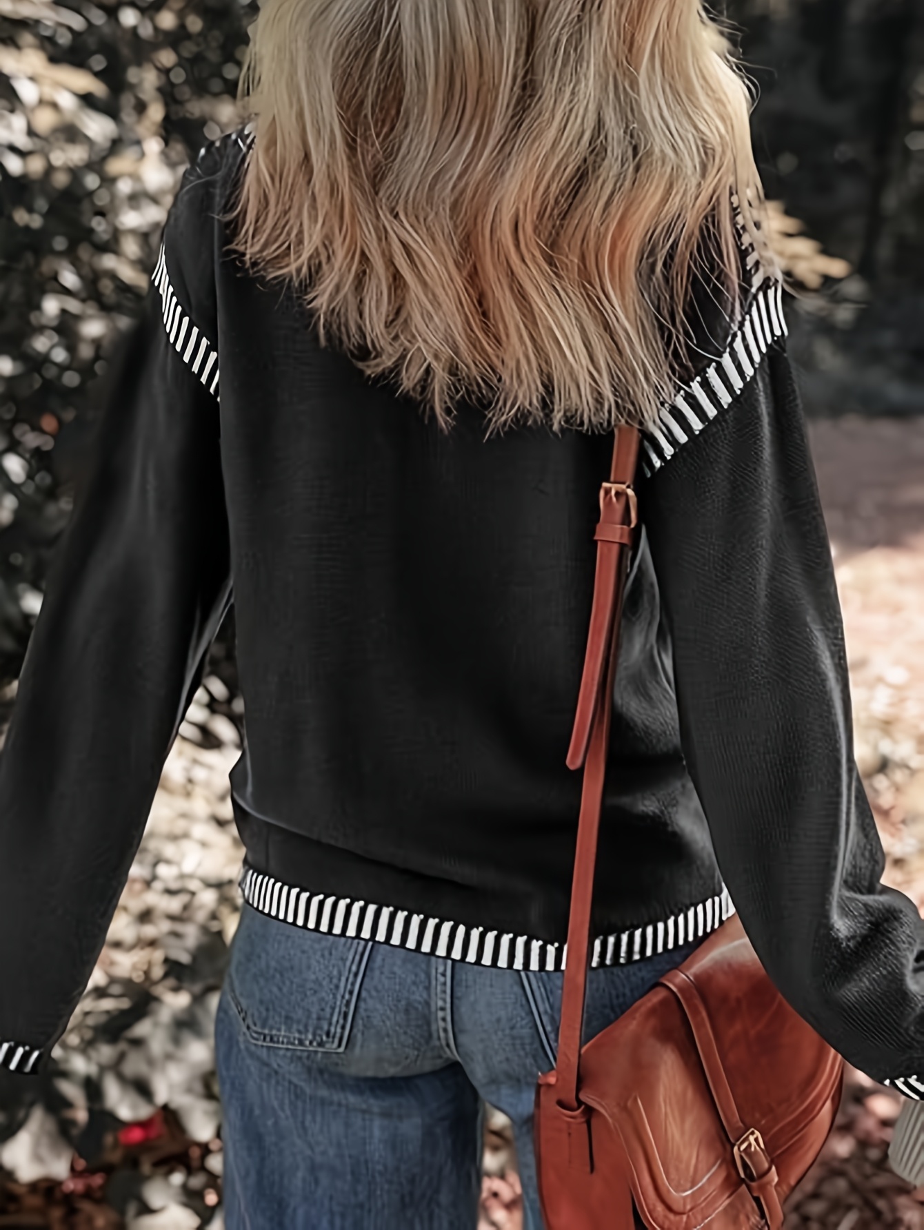 Fall Winter Solid Color Women's Knitted Sweater Casual Crew Neck Oversized Pullover Sweaters Long Sleeve for Women Sweater