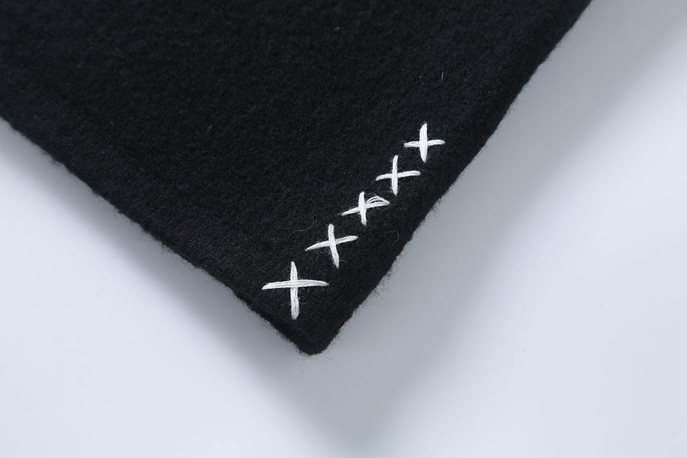 Wholesale High Quality Black Long Cashmere Overcoat Woman Winter Long Woolen Coats for Ladies