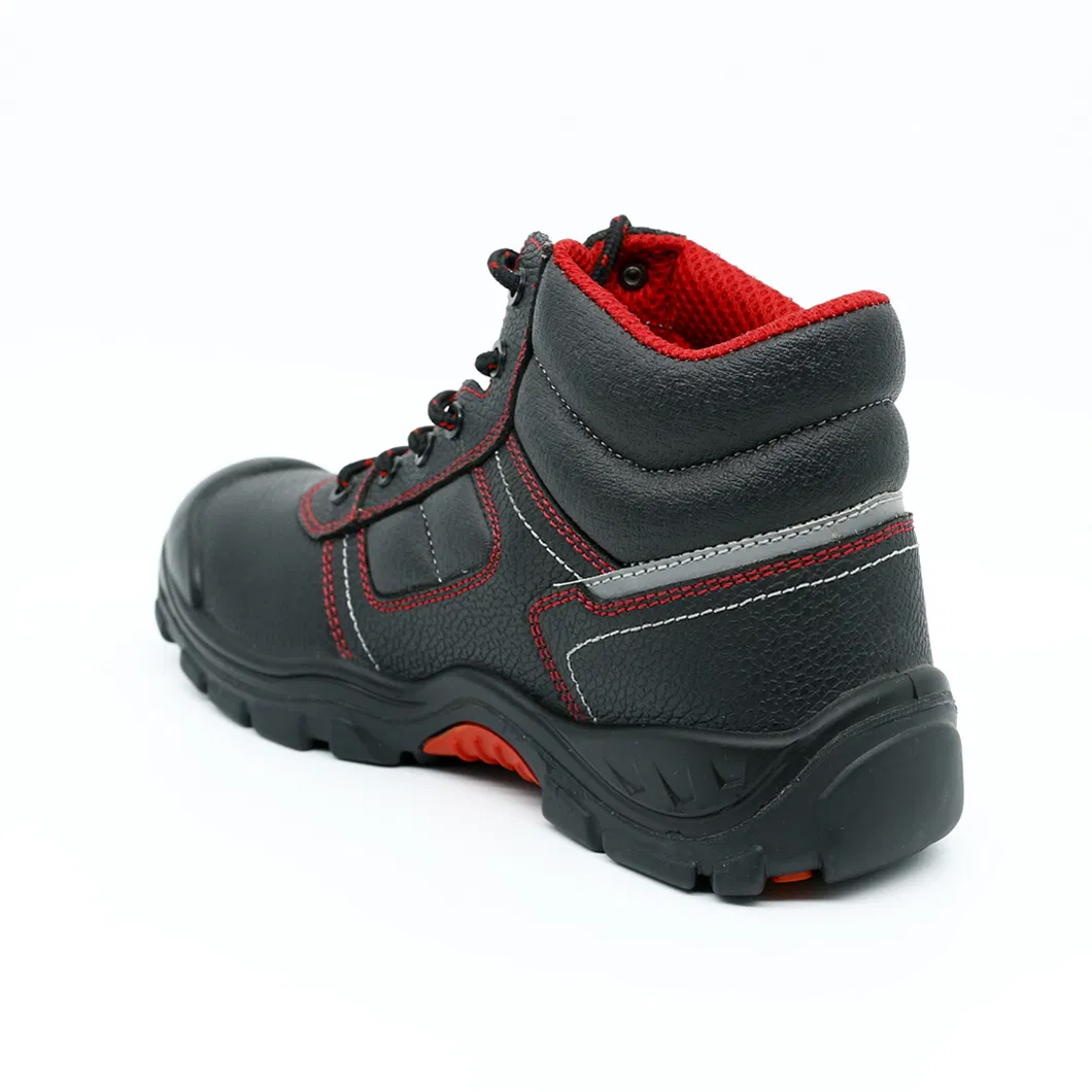 Rubber Sole Slip Heat Resistant Steel Toe Protective Safety Boot Footwear