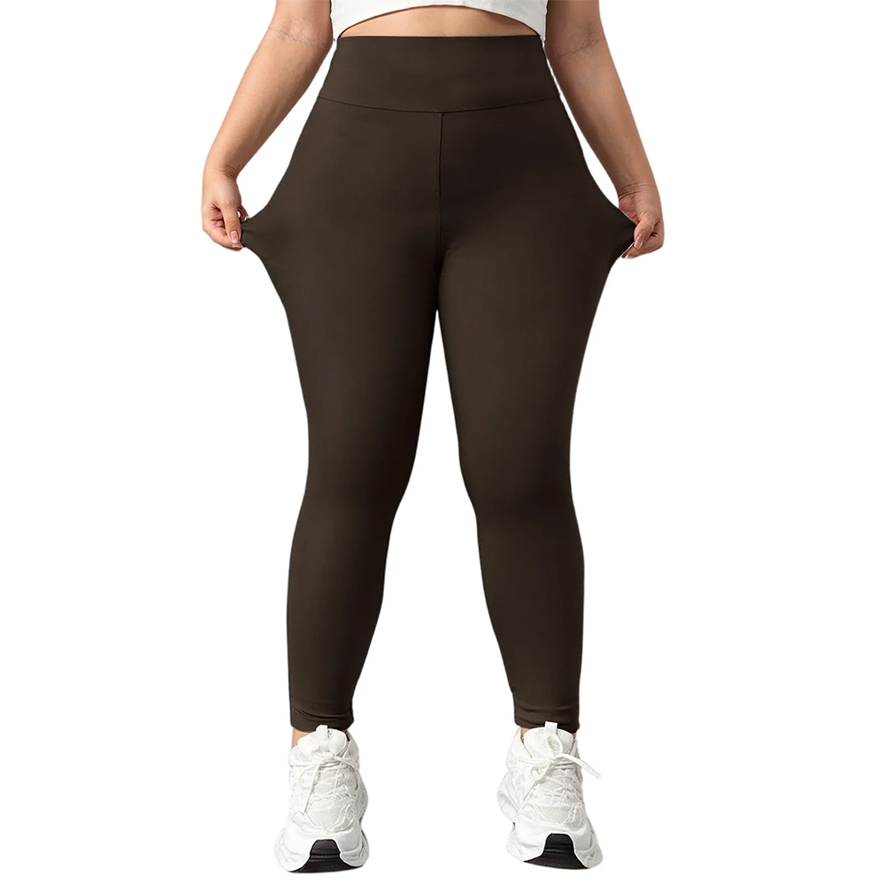 Best Selling Women's Thermal Leggings High Waist Fleece Lined Breathable Anti-Bacterial Seamless Yoga Black Color All Seasons