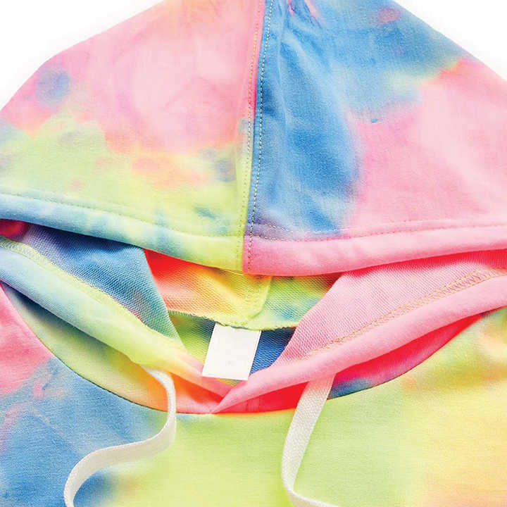 Custom 300 320g Oversized Cropped Sweatshirt Sublimation Colorful Plain Sweaters Long Sleeve Women Breathable for Winter Hoodie