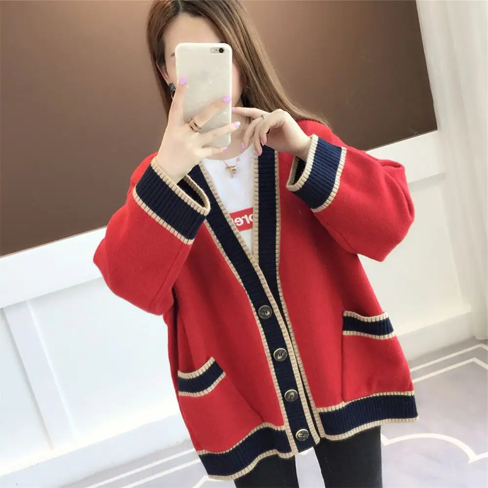 Fashion Stripe Wool Sweater Details 5