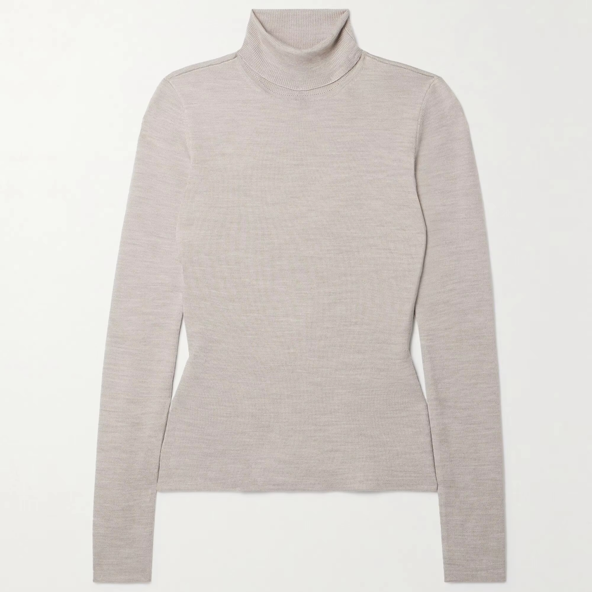 Women's Slim Fit Turtleneck Long Sleeve Casual Tops Autumn Sweaters-Base Layer Shirt