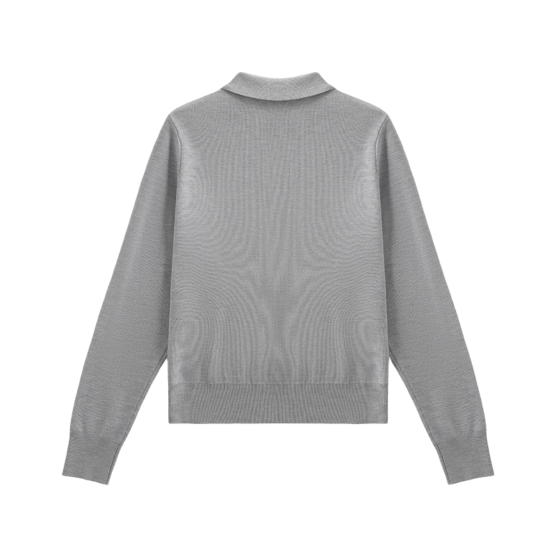 Custom Women's Sweaters Long Sleeve Knitwear Ladies Cropped Boxy Knit Winter Women Cardigan Sweater