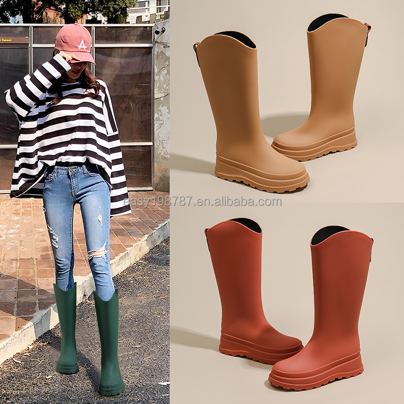 PVC Outdoor Female Snow Boots