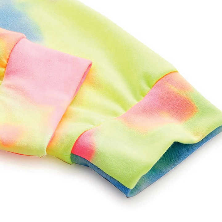 Custom 300 320g Oversized Cropped Sweatshirt Sublimation Colorful Plain Sweaters Long Sleeve Women Breathable for Winter Hoodie