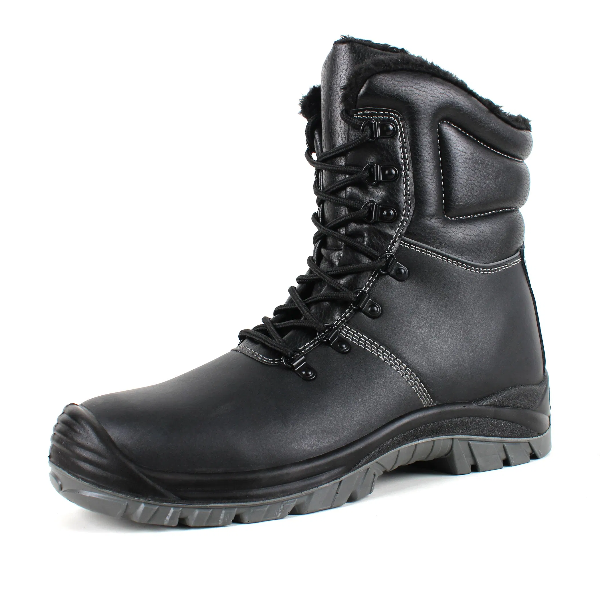 Winter High Quality Leather Upper S3 Protection Water-Proof Safety Footwear