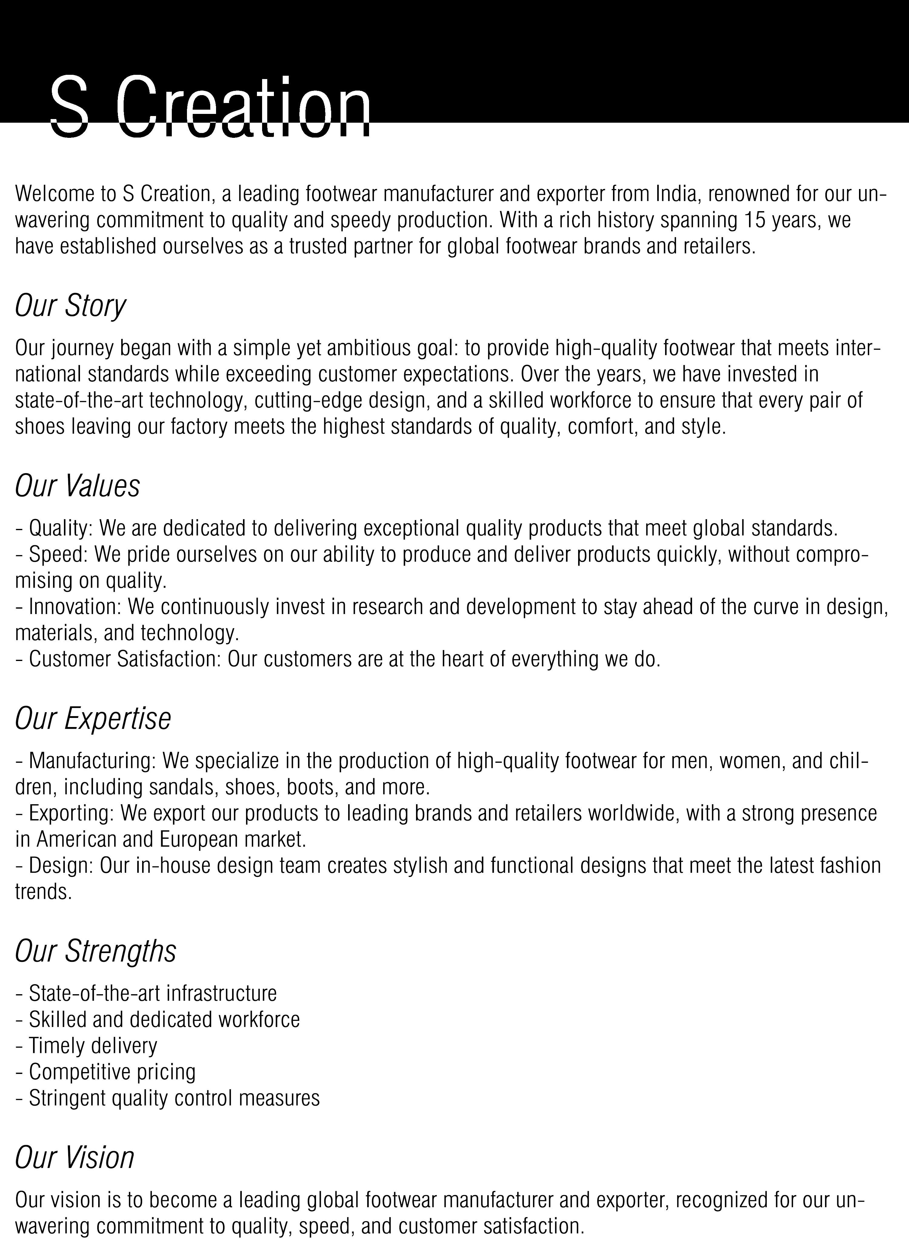 About Factory Details