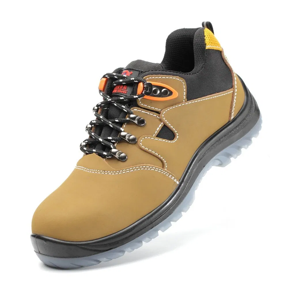 Steel Toe Safety Footwear with Nubuck Waterproof Cow Leather
