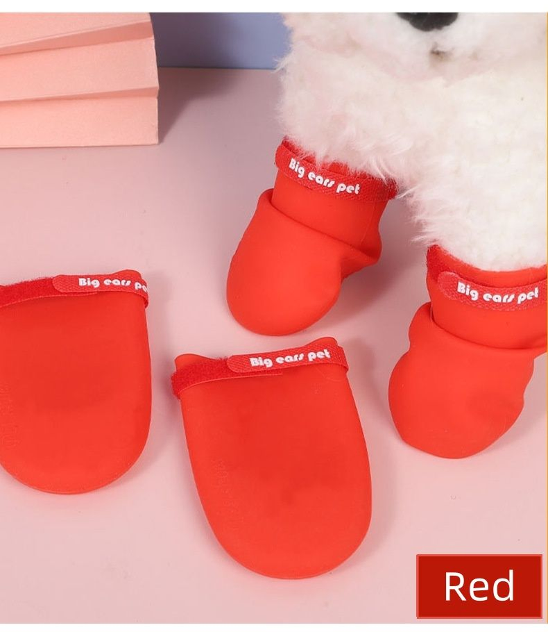 Waterproof Silicone Pet Footwear for Outdoor Dog Walking
